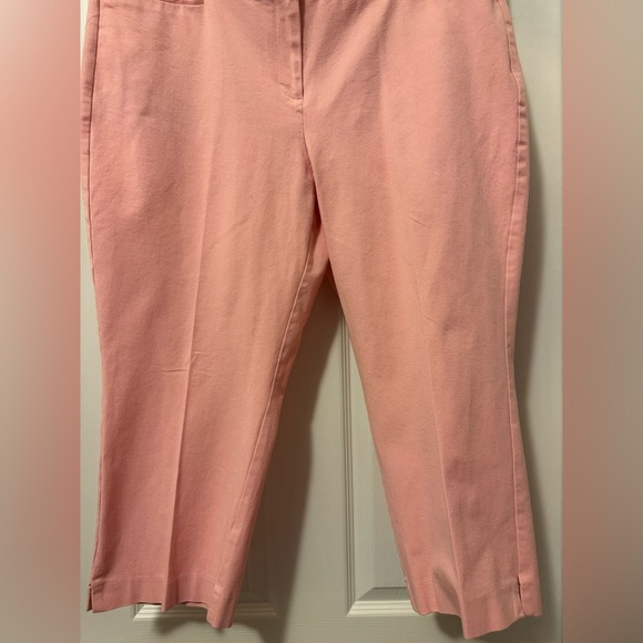 Lane Bryant Pink Cropped Ankle Pants - Picture 2 of 15